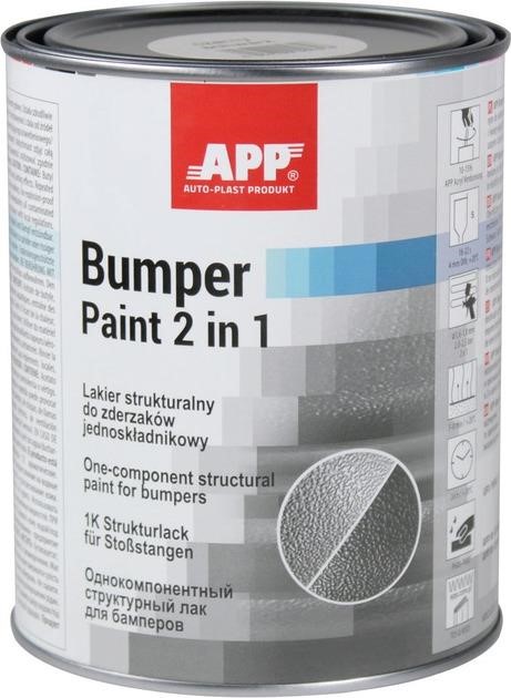020801 APP Structural paint for bumper App black, 1 l