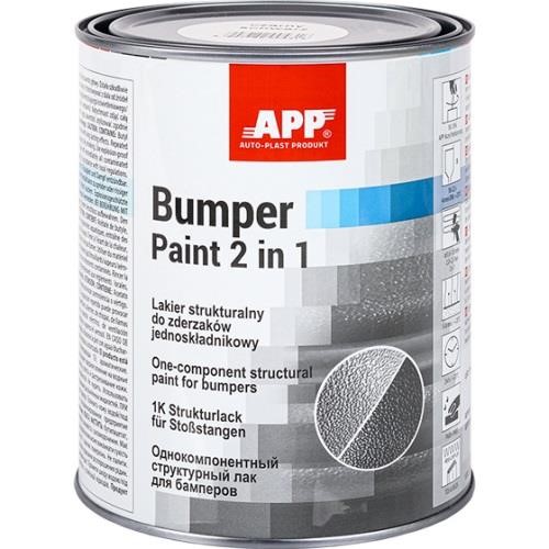 020802 APP One-component structural paint for bumpers, gray 1 l