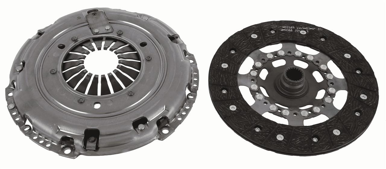 Automotive clutch kit Renault Kadjar: 624318709 Luk Clutch kit