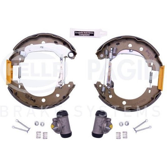 BK1071 TRW Brake shoe set