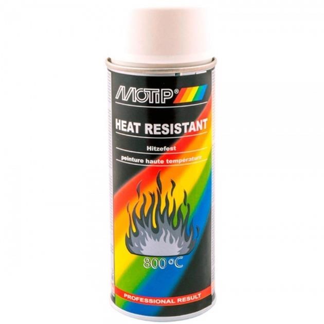 04036 Motip White enamel heat-resistant up to 800⁰C, 400 ml