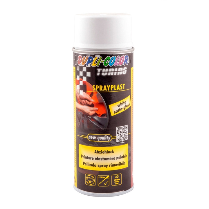 388057 Motip Aerosol paint with liquid rubber effect Motip Dupli Color, white, glossy, 400 ml