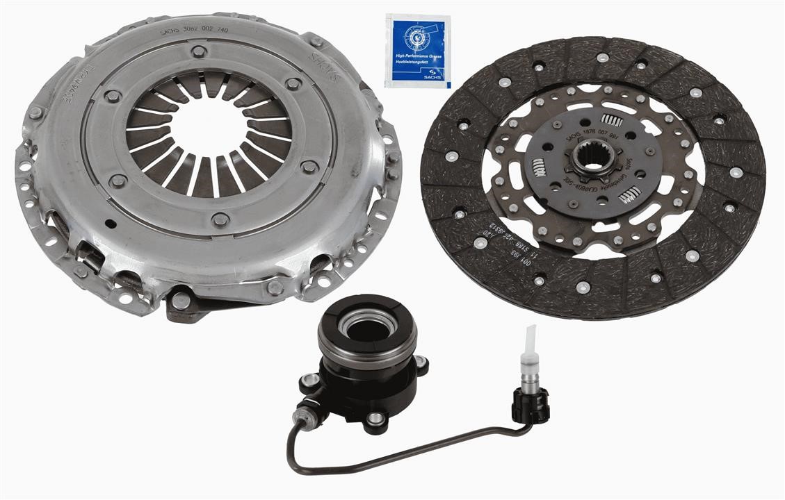 Car clutch kit Opel Insignia A: 3000990573 SACHS Clutch kit