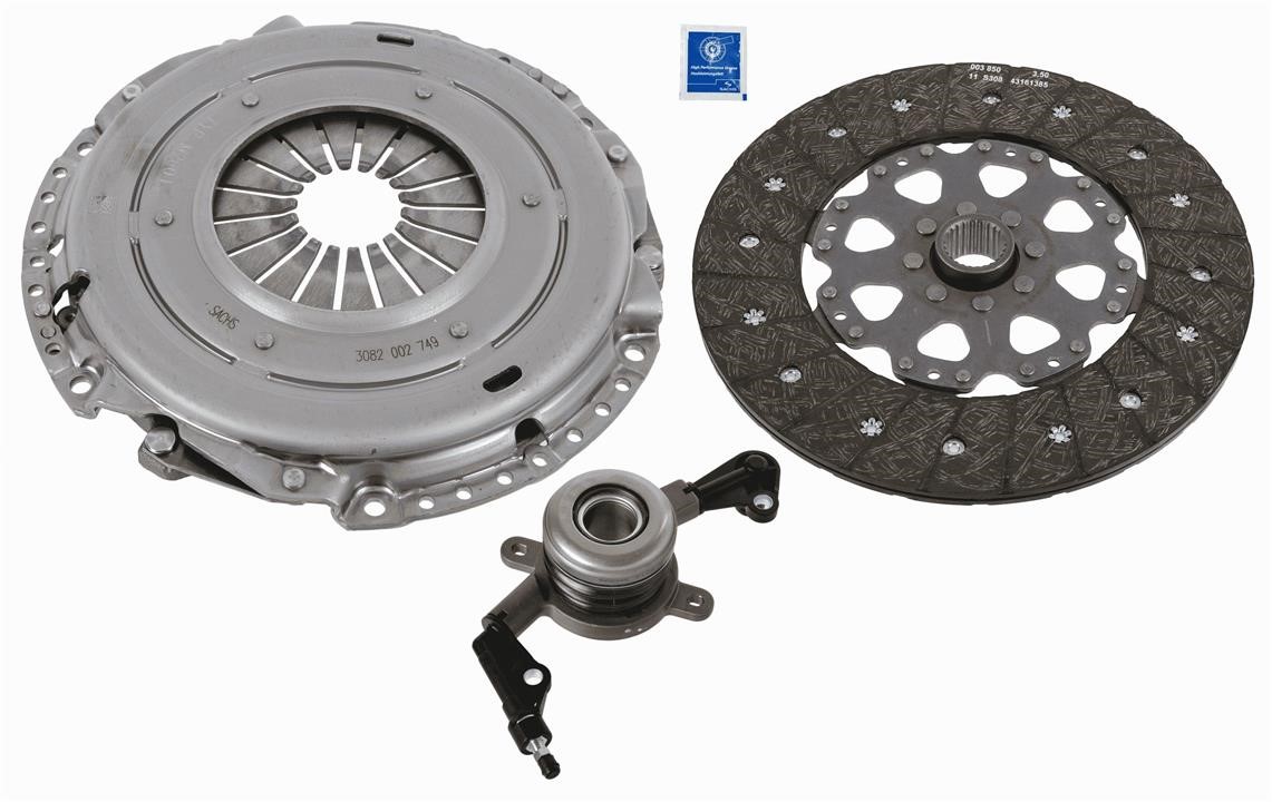 Automotive clutch kit Mercedes Sprinter: 3000990601 SACHS Clutch kit