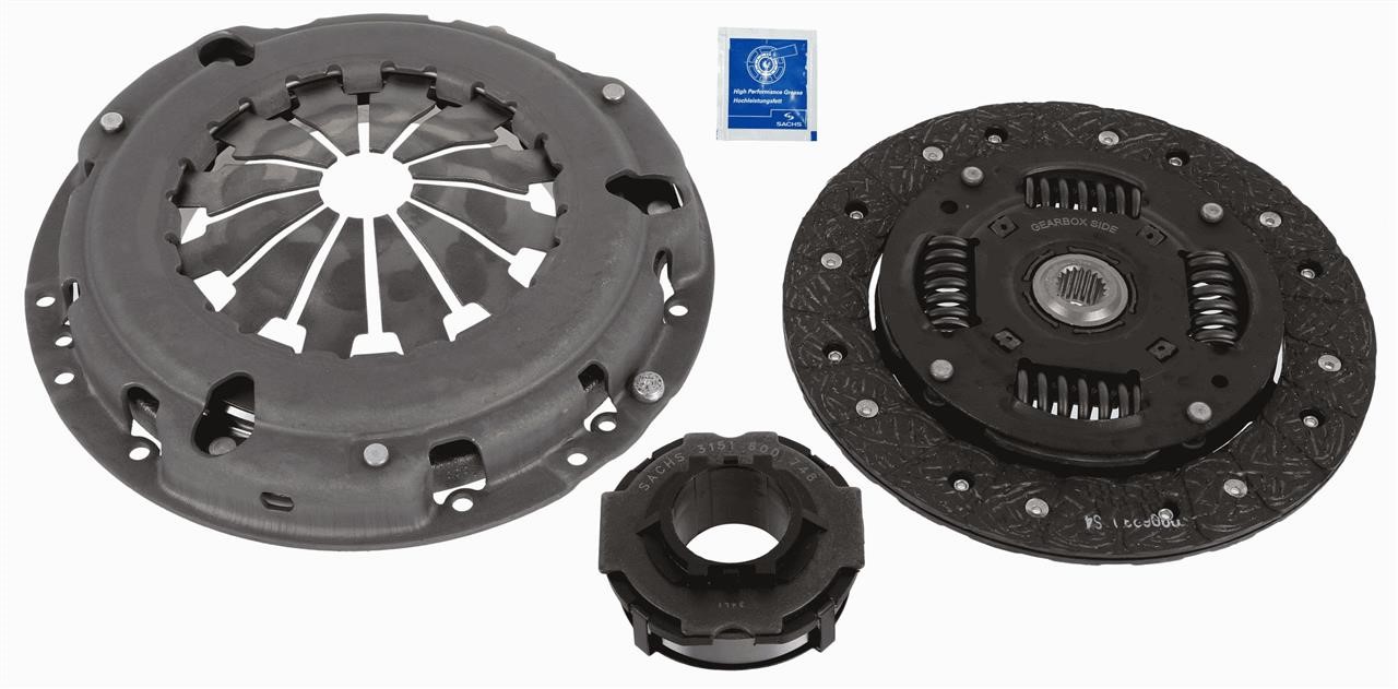 Car clutch kit Fiat 500: 3000950875 SACHS Clutch Kit