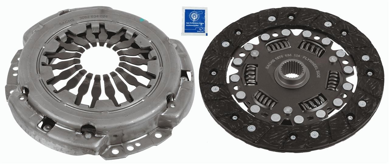 Automotive clutch kit Dacia Logan: 3000951630 SACHS Clutch kit