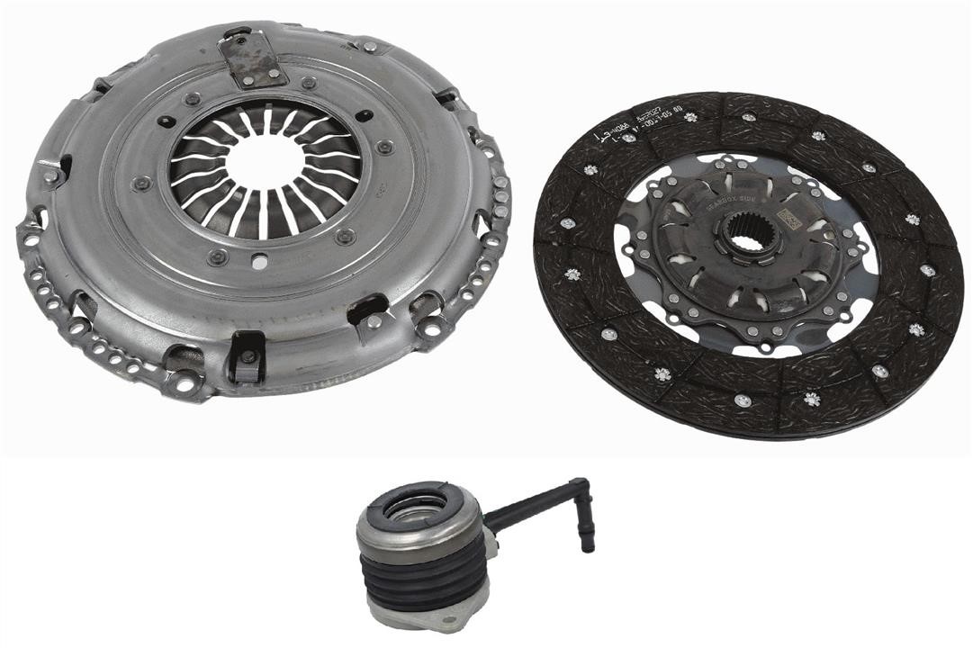 Automotive clutch kit MAN TGE: 3000990614 SACHS Clutch kit