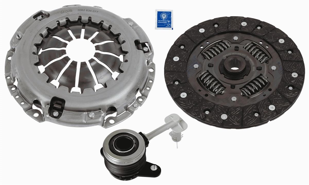 Automotive clutch kit Renault Captur: 3000990586 SACHS Clutch kit