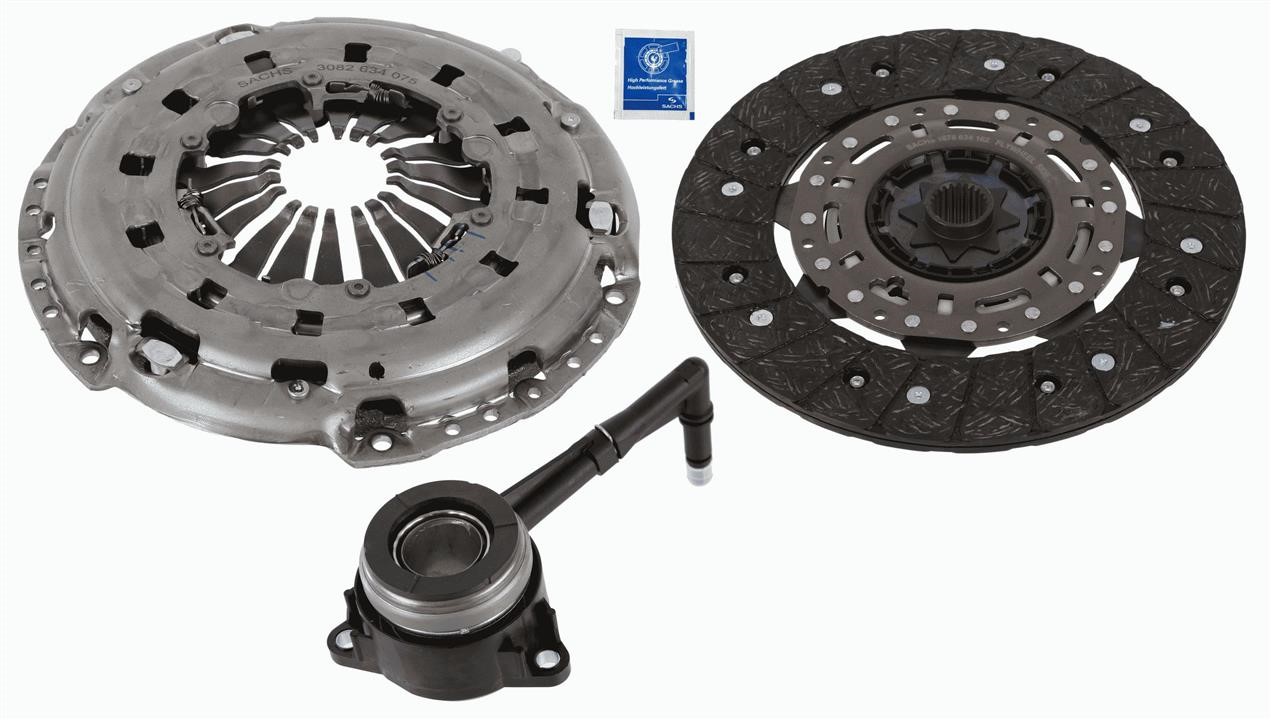 Clutch set Volkswagen Scirocco: 3000990589 SACHS Clutch kit