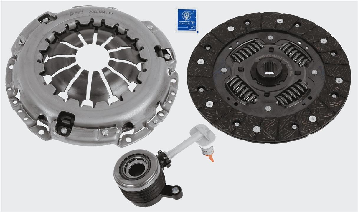 Car clutch kit Renault Twingo: 3000990636 SACHS Clutch Kit