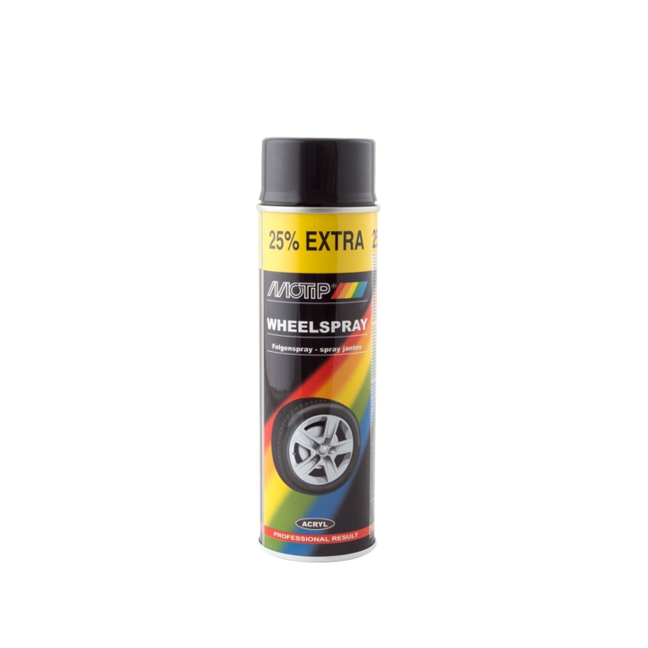 004018 Motip Disc enamel black, 500 ml