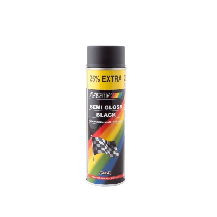 004001 Motip Universal acrylic black semi-matte Motip, 500 ml