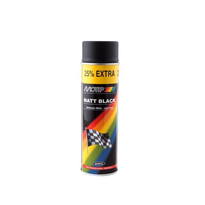 004006 Motip Universal acrylic black matte Motip, 500 ml
