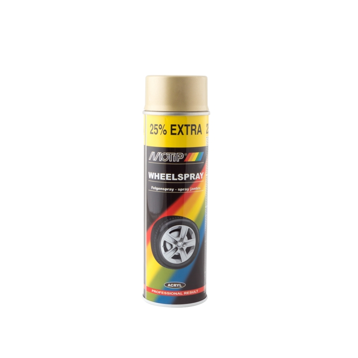 004008 Motip Universal acrylic black matte Motip, 500 ml Disk enamel gold, 500 ml