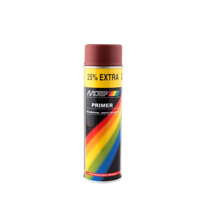 004055 Motip Acrylic standard red aerosol primer, 500 ml