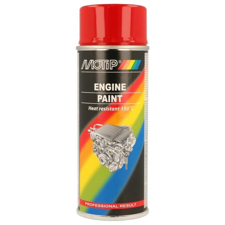 004091 Motip Aerosol paint red Motip, 400 ml