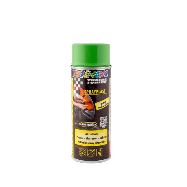 388071 Motip Aerosol paint with "liquid rubber" effect green glossy, 400 ml
