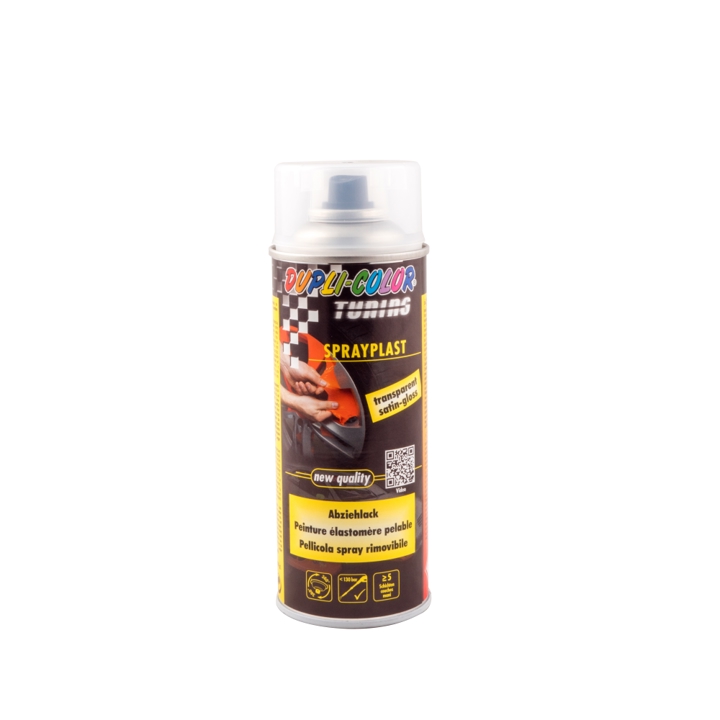 388095 Motip Aerosol paint with "liquid rubber" effect transparent, 400 ml