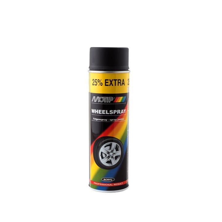 004019 Motip Disc enamel black matt, 500 ml