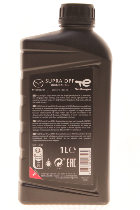 Engine oil Mazda Supra DPF 0W-30, 1L Mazda 0W30-01-DPF