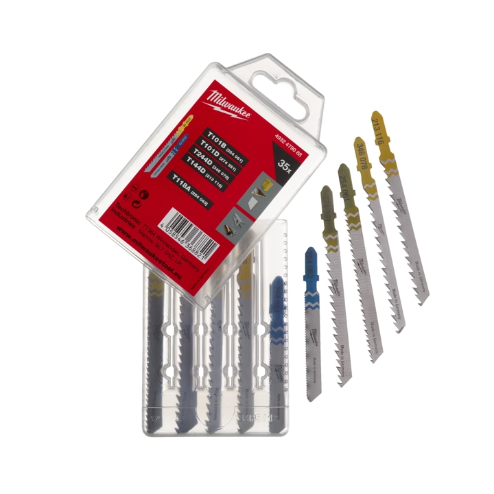 4932479088 Milwaukee Jigsaw blade set - 35 pcs.