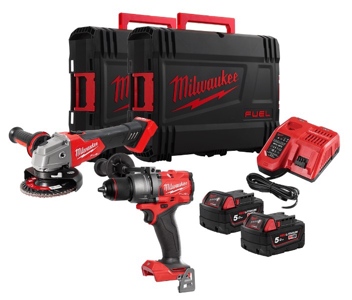 4933492516 Milwaukee Set of cordless tools Milwaukee M18FPP2E3-502X, 4933492516