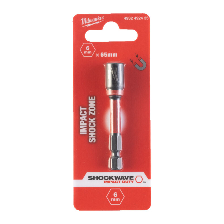 4932492435 Milwaukee 6-point impact socket 6 mm, 1/4"