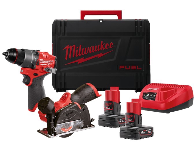 4933480592 Milwaukee Set of cordless tools M12FPP2G2-402X MILWAUKEE