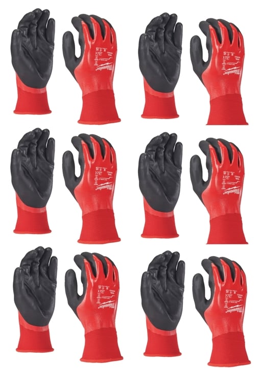 4932493227 Milwaukee Set of Dip Cut A gloves – 11/XXL – 12 pcs. MILWAUKEE