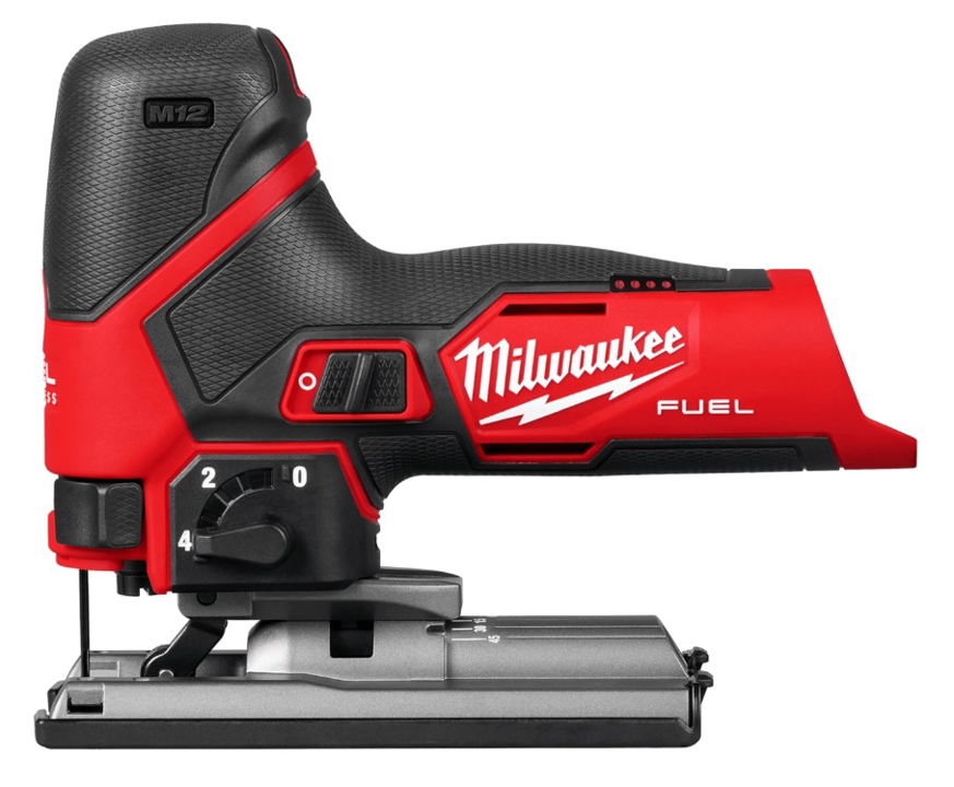 4933493347 Milwaukee M12 FJS-0 cordless brushless jigsaw (+ blade, dust removal adapter, dust cover, protection from fragments, soft boot)