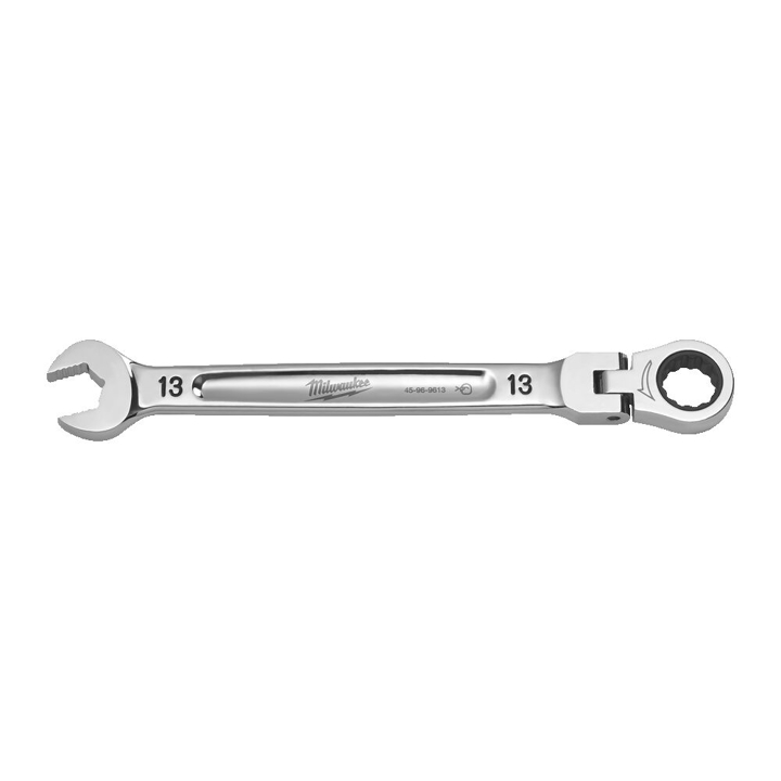 4932480186 Milwaukee Metric open-end wrench MAX BITE MILWAUKEE, with ratchet and joint, 13mm