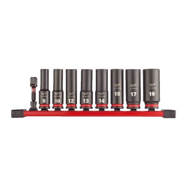 4932480455 Milwaukee Impact socket set 3/8"
