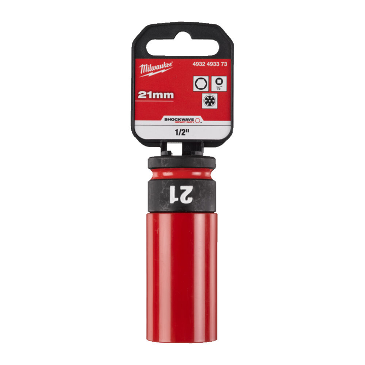4932493373 Milwaukee Impact socket 21 mm, 1/2"