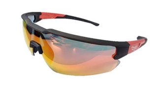 4932498548 Milwaukee ENHANCED MILWAUKEE AS/AF Safety Goggles, (Red Mirrored)