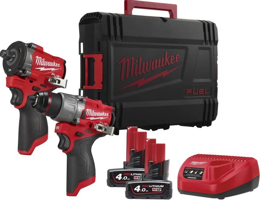 4933498741 Milwaukee Set of two brushless cordless tools M12 FPP2X2-402X MILWAUKEE