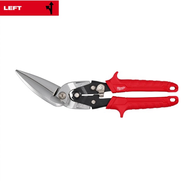 4932499022 Milwaukee Extended metal shears offset (45 degrees) MILWAUKEE (left cut)