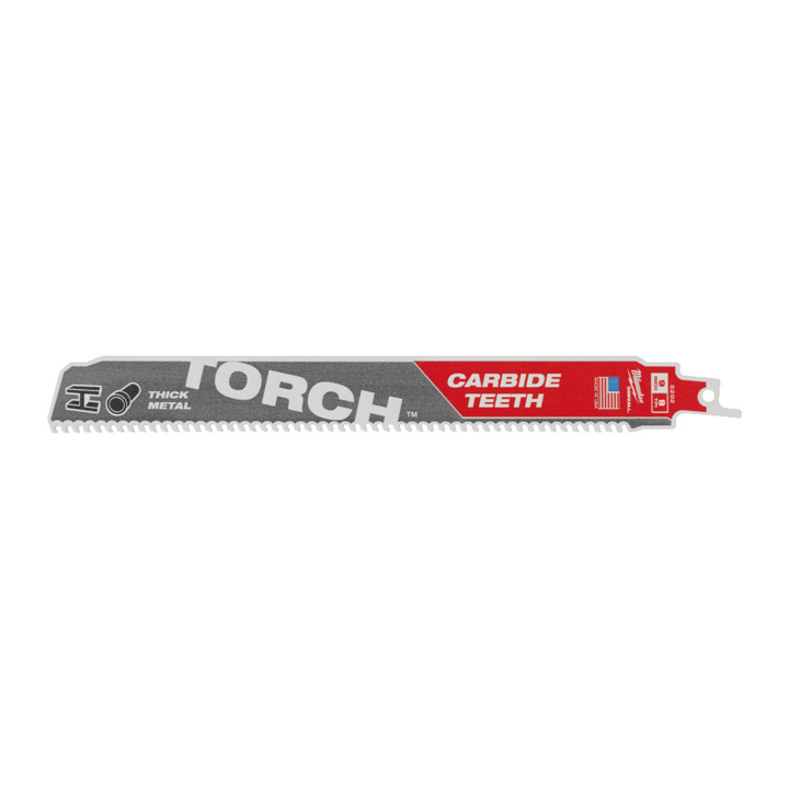 48475202 Milwaukee TORCH CARBIDE MILWAUKEE reciprocating saw blade, 230x3.1 mm, (metal)