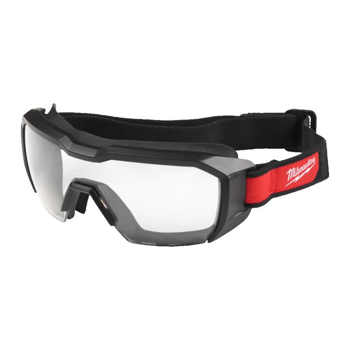4932493433 Milwaukee Low-profile ventilated goggles-mask MILWAUKEE, with AS/AF coating (transparent)