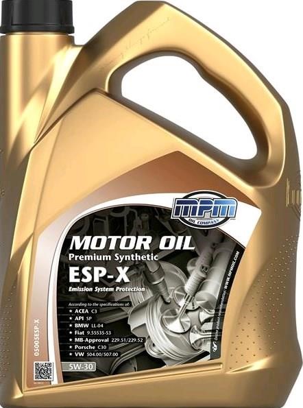 05005ESPX MPM Oil Engine oil MPM Oil Premium Synthetic ESP-X 5W-30, 5L