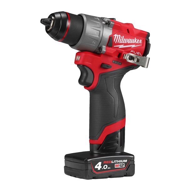 MILWAUKEE cordless drill/driver, M12 FDD2-402X (+ charger, 2 batteries, HD case) Milwaukee 4933479874