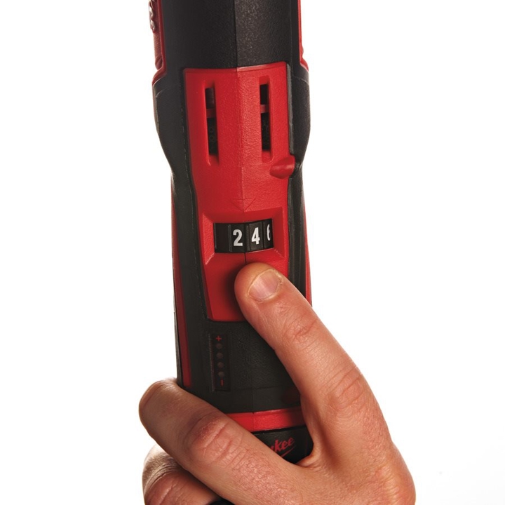 Cordless angle drill, rev. torque. 12 Nm, MILWAUKEE C12 RAD-202B 4933441215 (+ charger, 2 batteries, tool bag) Milwaukee 4933441215