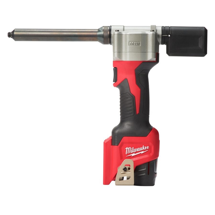 Battery riveter MILWAUKEE M12 BPRT-0, rivet. 2.4-4.8mm (+4 tips) Milwaukee 4933464404