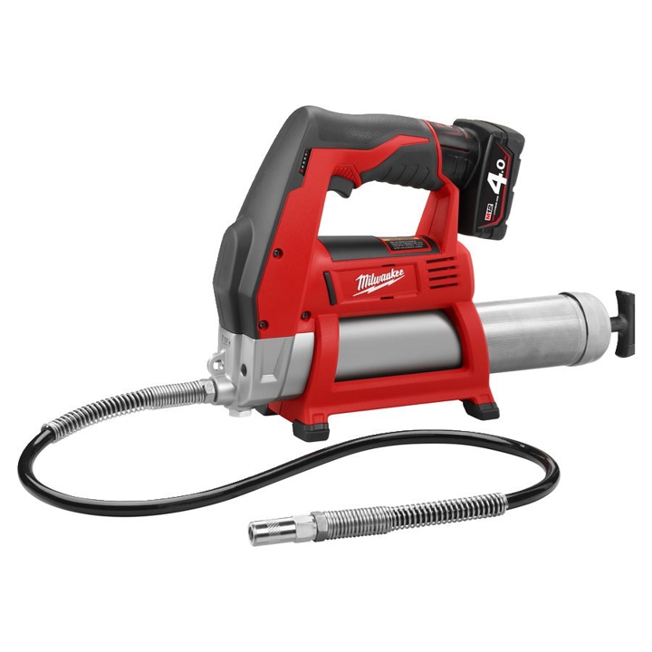 Milwaukee MILWAUKEE M12 GG-401B grease gun (Li-Ion 4Ah) 4933441675 (+ charger, 1 battery, in tool bag) – price [object Object] PLN