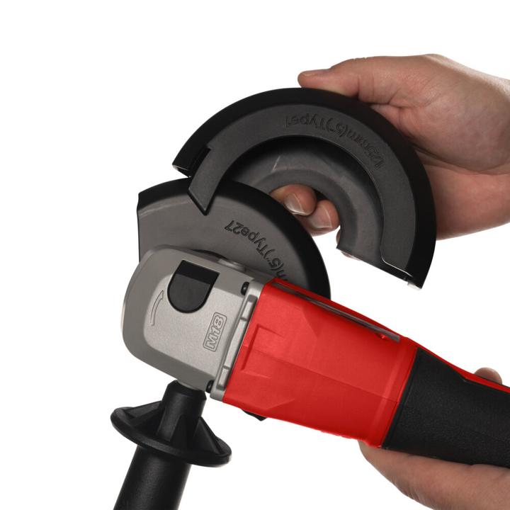 Cordless angle grinder MILWAUKEE, M18 BLSAG125X-402X, diameter 125 mm (+ charger, 2 batteries, HD case) Milwaukee 4933492644