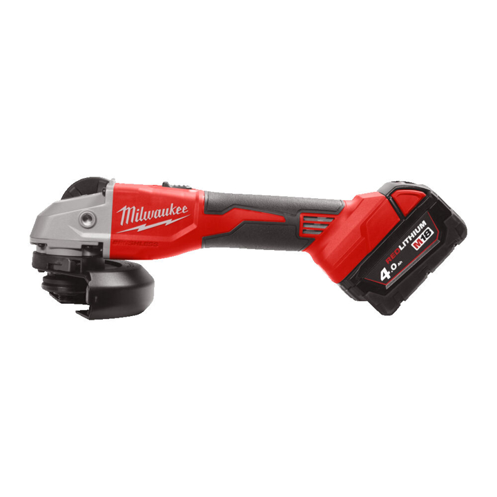 Milwaukee Cordless angle grinder MILWAUKEE, M18 BLSAG125X-402X, diameter 125 mm (+ charger, 2 batteries, HD case) – price [object Object] PLN