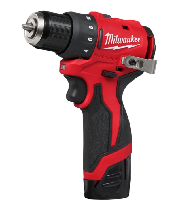 Cordless drill-driver MILWAUKEE M12 BLDDRC-202C (40Nm) (Checkpoint + 2 batteries X2Ag + case) Milwaukee 4933499686