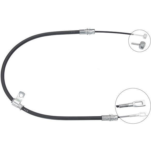 Parking brake cable Jeep: 321631 Maxgear Hand brake cable