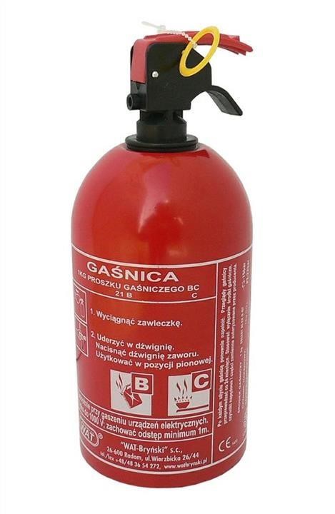 42868 Carcommerce Car fire extinguisher, 1 kg, without handle