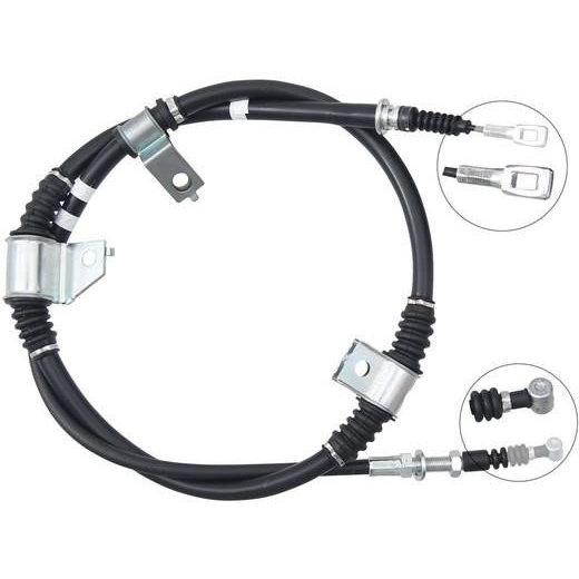 Brake cable Hyundai H-1: 599134A351 Hyundai/Kia Handbrake cable