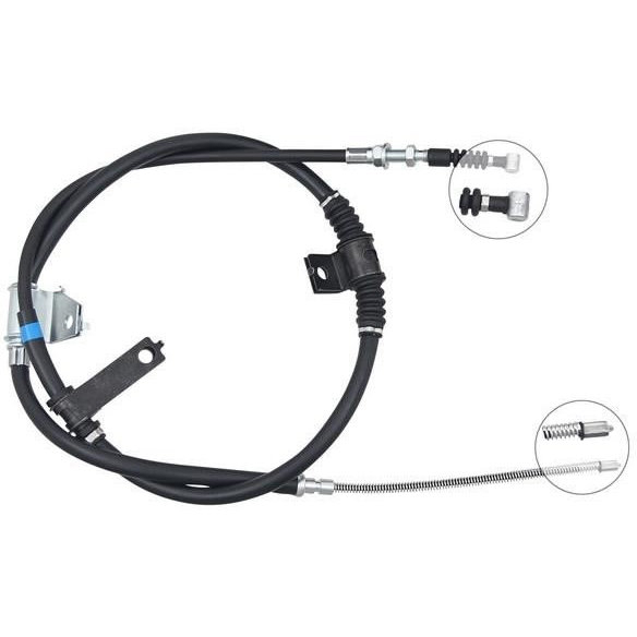 Brake spare parts Hyundai H-1 / Starex: 599124A021 Hyundai/Kia Handbrake cable